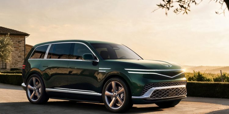 Genesis GV90 přiváží luxusní salon na elektřinu